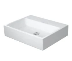 Duravit Vero Air - Wastafel 600x470 Mm, Zonder Overloop, Zonder Kraangat, Wit 2350600070