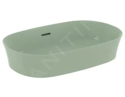 Ideal Standard Ipalyss - Opbouw Wastafel, 600x380 Mm, Met Overloop, Sage E1397X9