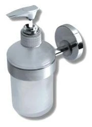 Novaservis Mephisto - Zeepdispenser 150 Ml, Chroom/glas 6855,0