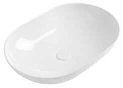 Sapho Wastafels - Belisong Wastafel 600x150x400 Mm, Zonder Overloop, Wit WH080