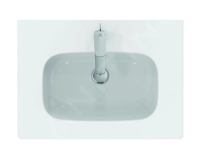 Ideal Standard I.Life A - Wastafel 640x460 Mm, Met Overloop, Kraangat, Wit T461901 - Afbeelding 6