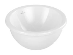 Villeroy & Boch Loop&Friends - Onderbouw Wastafel, Diameter 380 Mm, Met Overloop, CeramicPlus, Alpine Wit 4A5200R1