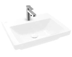 Villeroy & Boch Subway 3.0 - Meubelwastafel 550x440 Mm, Zonder Overloop, Met Kraangat, CeramicPlus, Alpine Wit 4A70F5R1