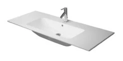 Duravit ME By Starck - Meubelwastafel 1230x490 Mm, Met 1 Kraangat, Met WonderGliss, Alpine Wit 23361200001
