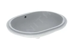 Geberit VariForm - Onderbouwwastafel 610x460 Mm, Met Overloop, Wit 500.756.01.2