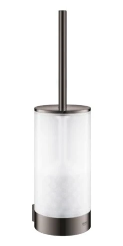 Grohe Selection - Toiletborstel Met Houder, Glas/Hard Graphite 41076A00