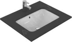 Ideal Standard Connect - Onderbouwwastafel, 580x410 Mm, Met Overloop, Wit E506101