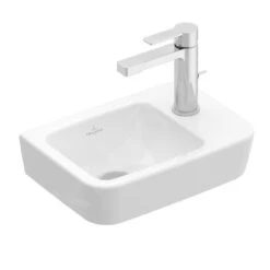 Villeroy & Boch O.novo - Fontein Compact 360x250 Mm, Zonder Overloop, 1 Kraangat Rechts, Alpine Wit 43433701