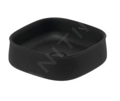 Duravit Zencha - Opzetwastafel 420x420 Mm, Zonder Overloop, DuraCeram, WonderGliss, Antraciet Mat 23734213791