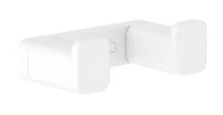 Hansgrohe AddStoris - Handdoekhaak Dubbel, Mat Wit 41755700