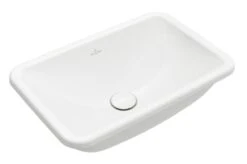 Villeroy & Boch Loop&Friends - Inbouw Wastafel, 510x345 Mm, Met Overloop, CeramicPlus, Alpine Wit 4A6400R1