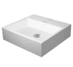 Duravit Vero Air - Opzetwastafel 500x470 Mm, Zonder Overloop, Zonder Kraangat, WonderGliss, Wit 23525000701