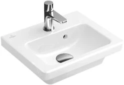 Villeroy & Boch Subway 2.0 - Fontein 370x305 Mm, Met Overloop En Kraangat, Ceramicplus, Wit 731737R1