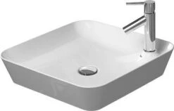 Duravit Cape Cod - Waskom , 460x460 Mm, Met 1 Kraangat, DuraCeram, Wit 2340460000