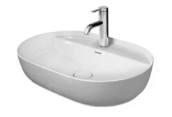 Duravit Luv - Waskom, 600x400 Mm, Met 1 Kraangat, DuraCeram, Met WonderGliss, Alpine Wit 03806000001