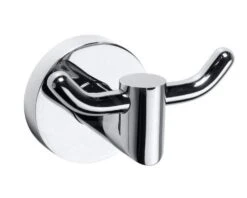 Sapho X-Round - Dubbele Handdoekhaak, Chroom XR200