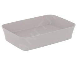 Ideal Standard Ipalyss - Opbouw Wastafel, 550x380 Mm, Zonder Overloop, Concrete E2076V9