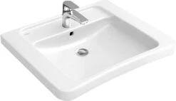 Villeroy & Boch ViCare - Vita Wastafel 650x550 Mm, Met Overloop, Met Kraangat, Ceramicplus, Wit 517867R1