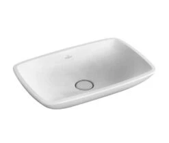 Villeroy & Boch Loop&Friends - Waskom Op Blad, 585x380 Mm, Met Overloop, Zonder Kraangat, Alpine Wit 51540001