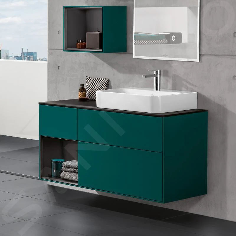 Villeroy & Boch Finion - Wastafel Zonder Overloop, 600x470 Mm, Met Ceramicplus, Alpine Wit 416861R1 - Afbeelding 4