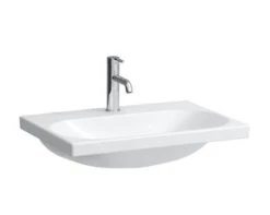Laufen Lua - Meubelwastafel 46x65 Cm, Zonder Overloop, Kraangat, LCC, Wit H8100844001561