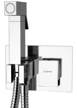 Sapho Latus - Inbouwkraan Met Bidetdouche, Chroom 1102-07