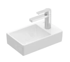 Villeroy & Boch Avento - Fontein 360x220 Mm, Zonder Overloop, 1 Kraangat Rechts, Alpine Wit 43003L01