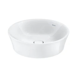 Duravit White Tulip - Meubelwastafel, Diameter 500 Mm, Zonder Kraangat, Met WonderGliss, Wit 23655000701