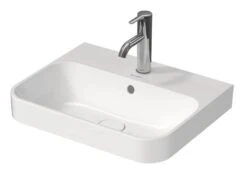 Duravit Happy D.2 Plus - Inbouwwastafel, 500x400 Mm, Met Overloop, Met Kraangat, Wit 2360500000