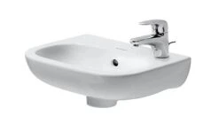 Duravit D-Code - Fontein 360x270 Mm, Met 1 Kraangat Rechts, Alpine Wit 07053600082