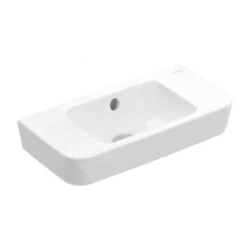 Villeroy & Boch O.novo - Fontein Compact 500x250 Mm, Met Overloop, Zonder Kraangat, Alpine Wit 43425201